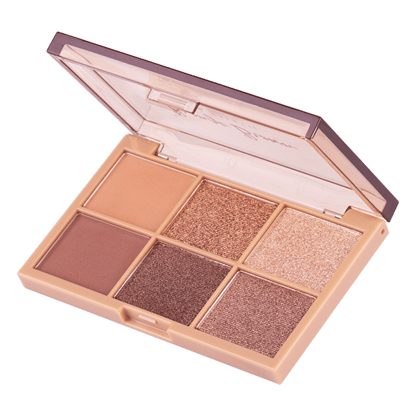 باليت ظلال عيون برونزية بنية 0.7 جرام × 6 ألوان بيبي برايت (M)