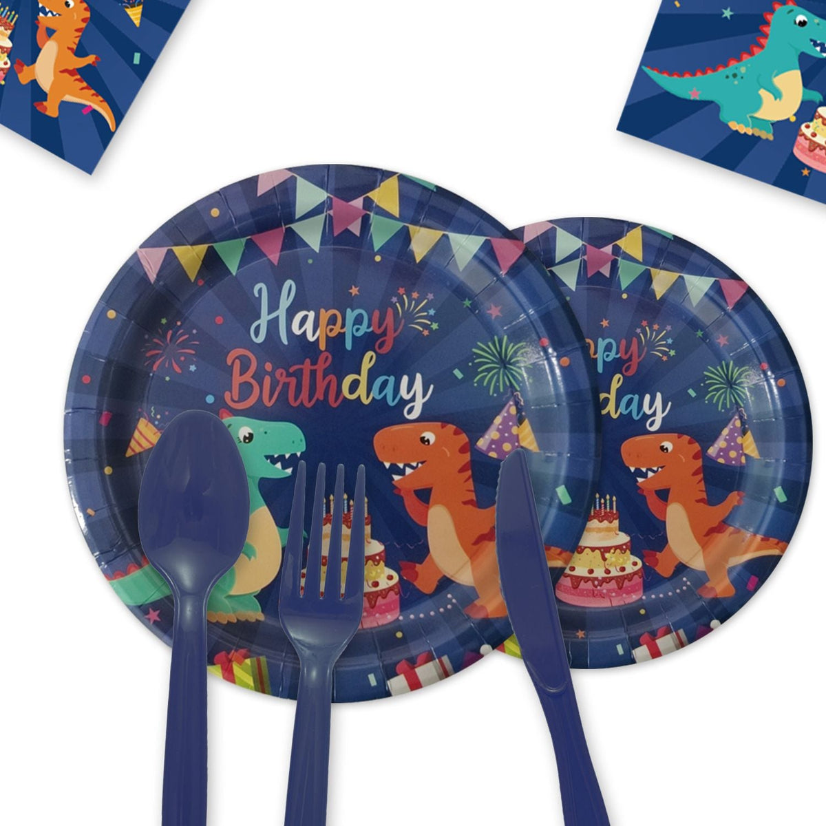 Dinosaur Themed Party Supplies Set Birthday Party Disposable Items Decoration