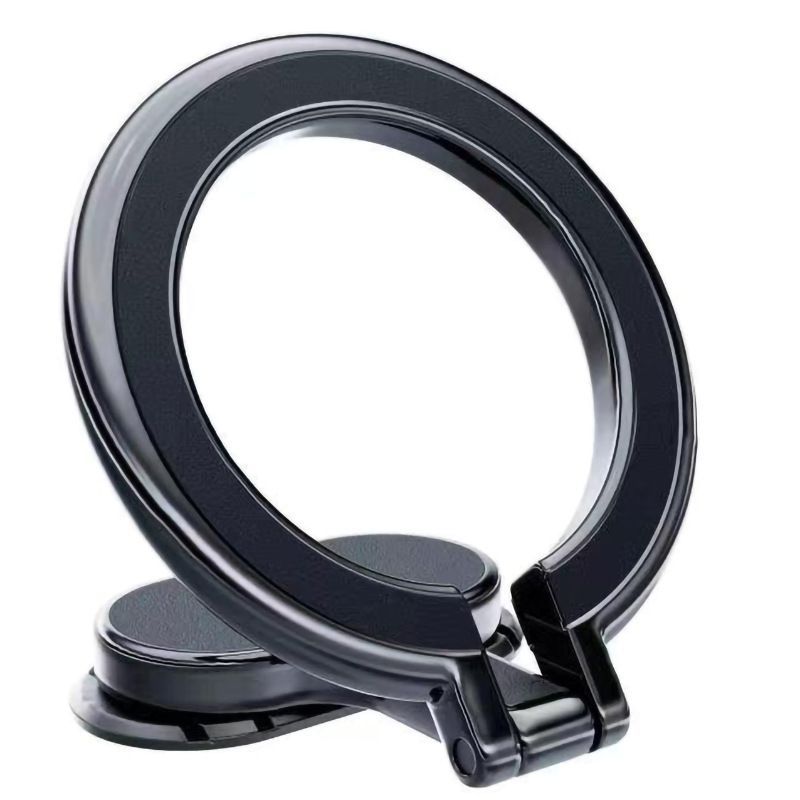 Magnetic Phone Holder Ring Folding Car Mount With 360 Degree Rotation
