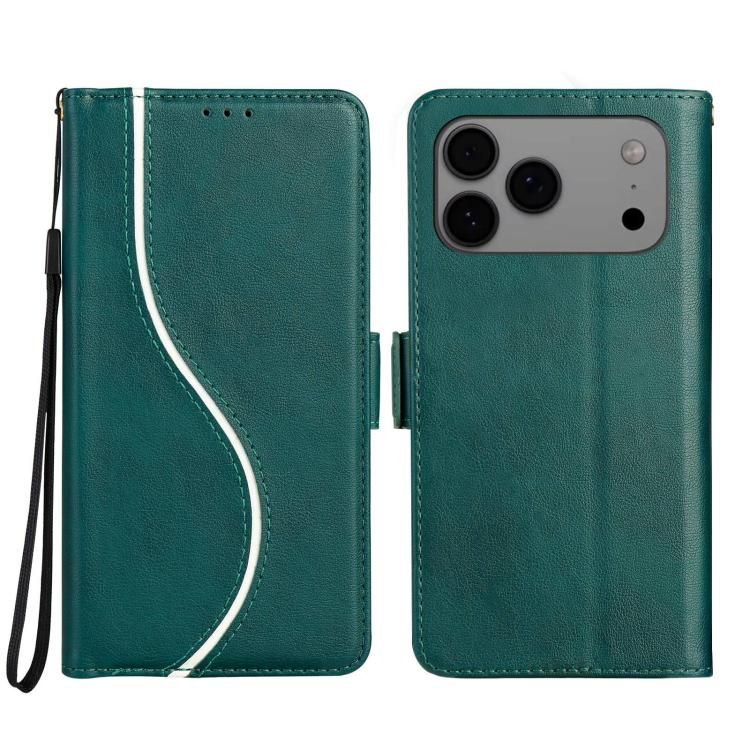 For iPhone 18 Pro Max / iPhone 17 Pro Max Side Buckle S Curve Leather Phone Case