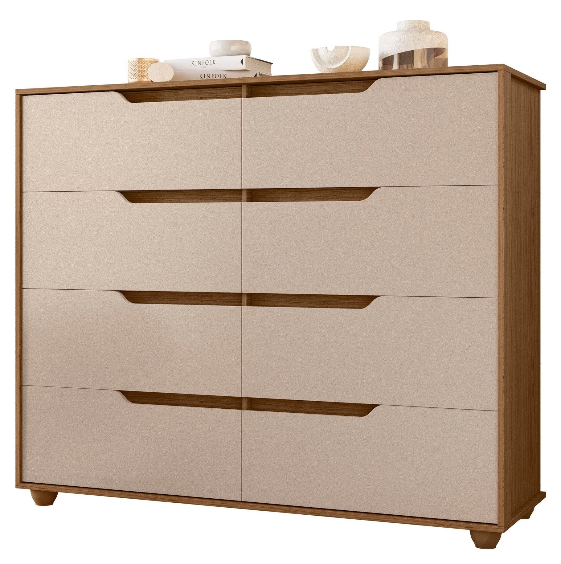 Doble Jatoba 8 Drawer Chest