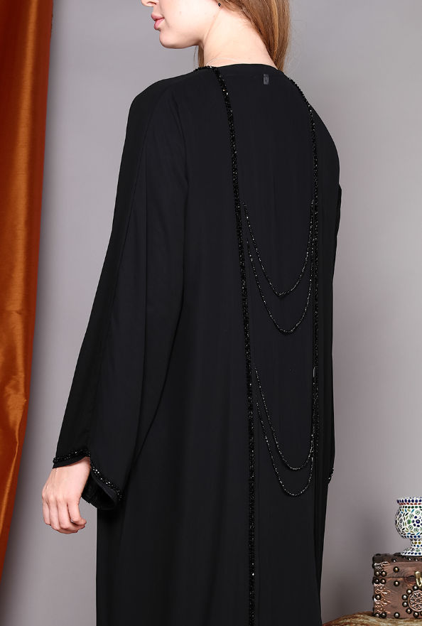 MOiSTREET Double Chiffon Abaya