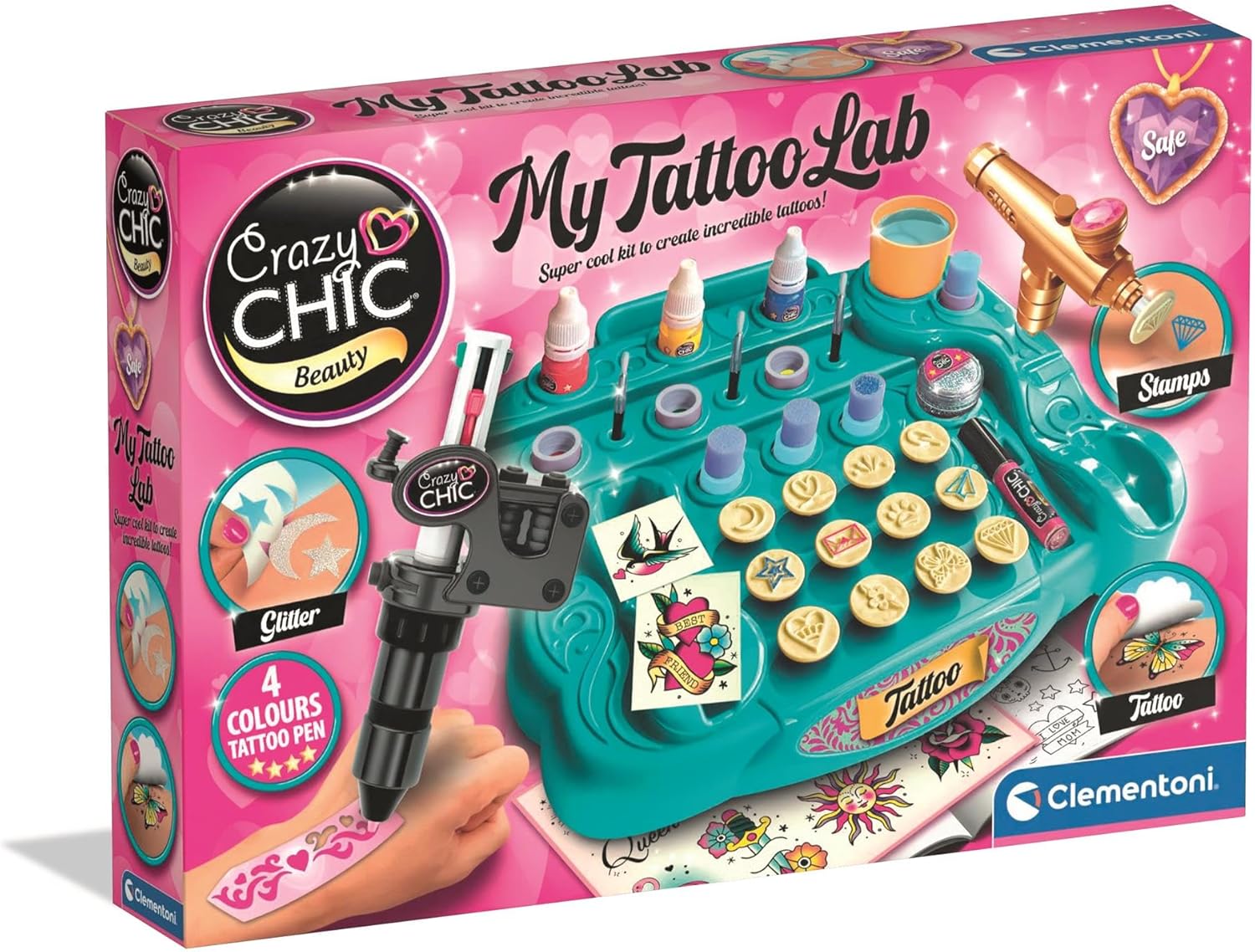 Clementoni Crazy Chic My Tattoo Lab