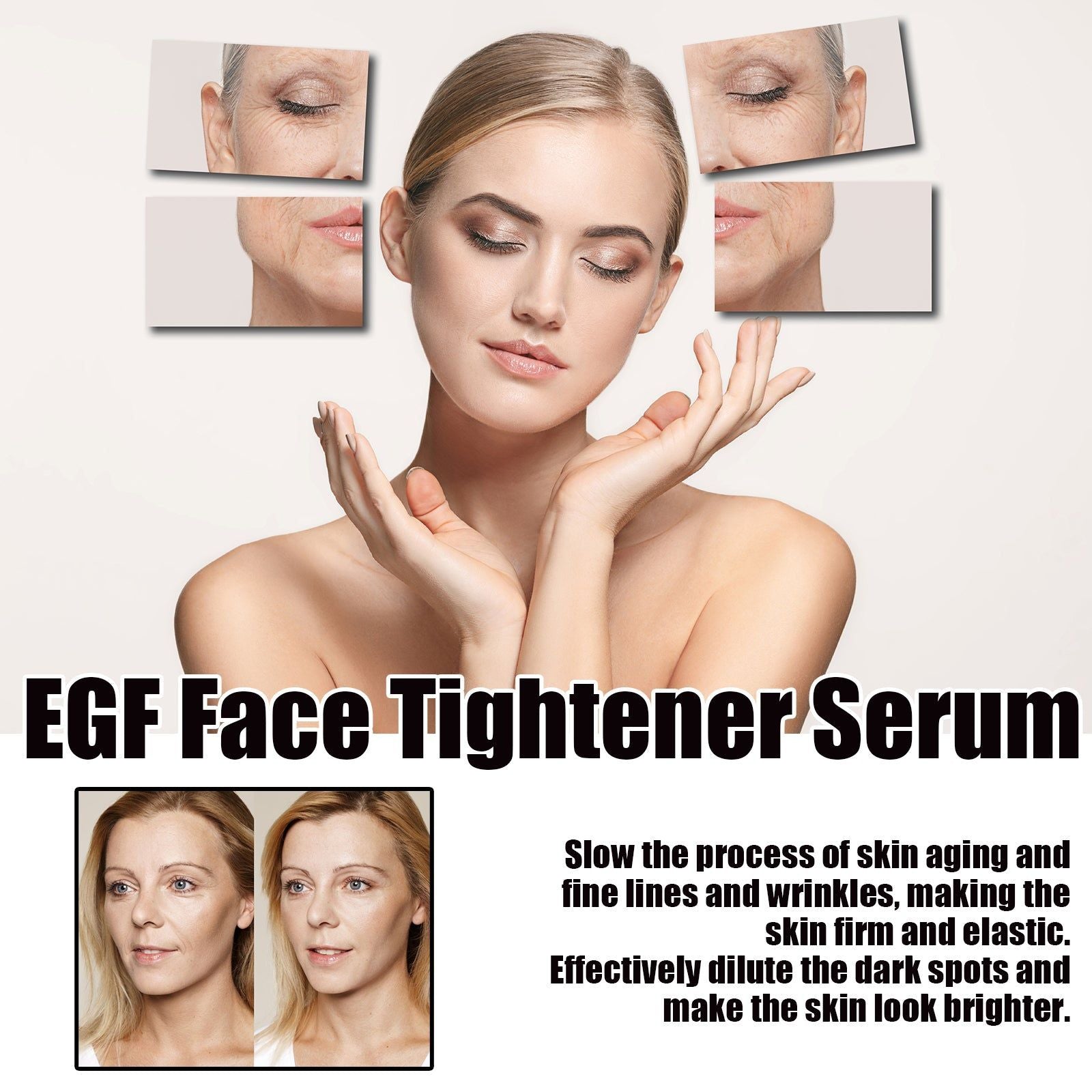 EGF Face Serum, Anti-Aging, Hydrating, Brightening, Skin Tightening, Facial Care ,100ml