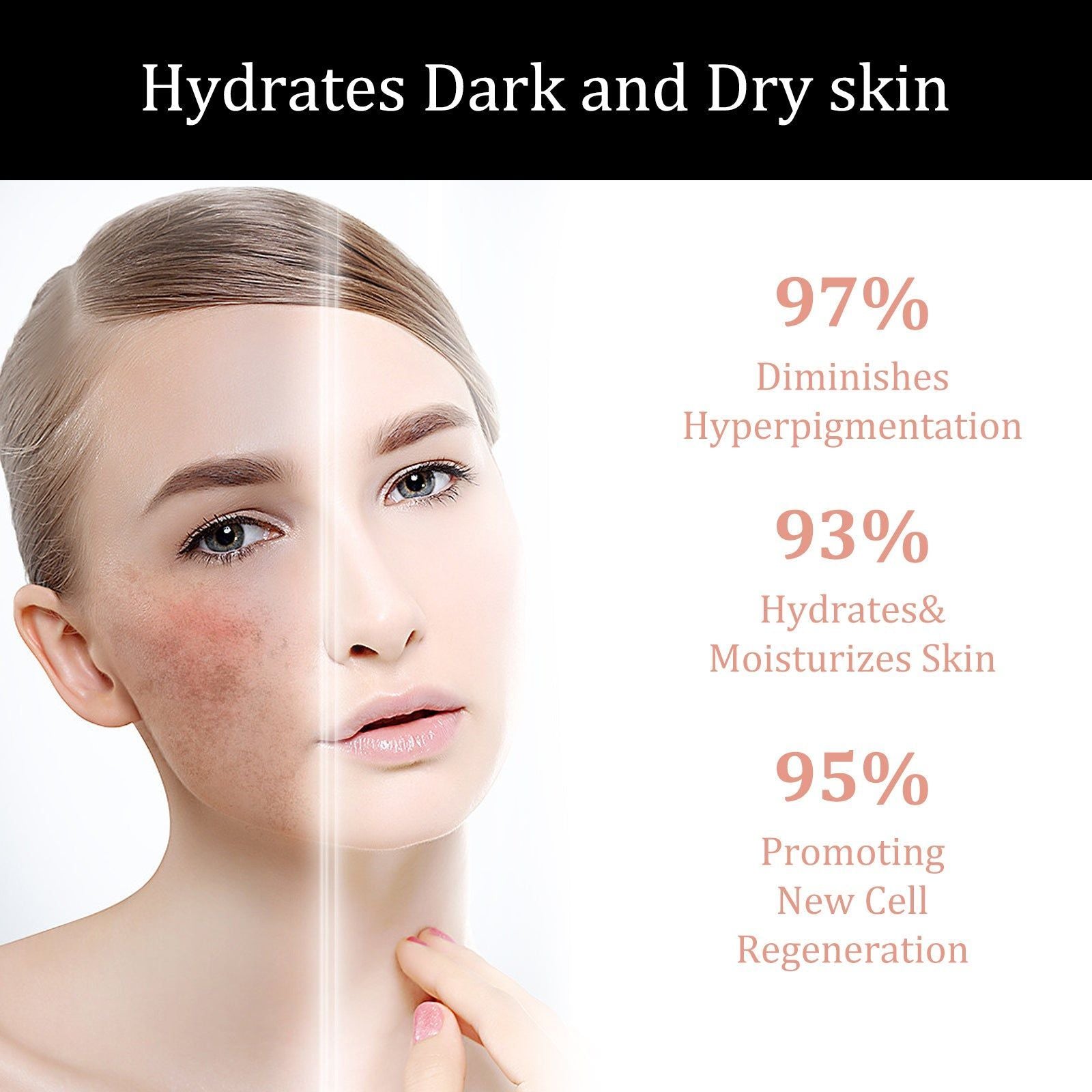 Brightening Face Essence, Hydrates, Rejuvenates, Reduces Dark Spots, Anti-Aging ,30ml