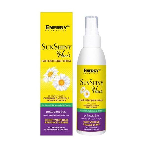 Energy Cosmetics Energy Sunshiny Hair Lightener Spray, 125ml
