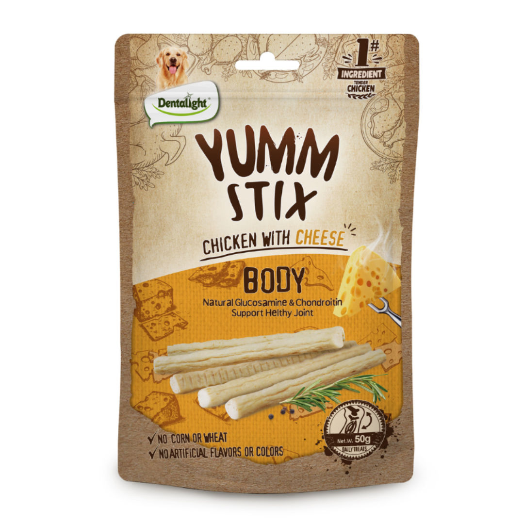 Dentalight Yumm Stix Dog Treat, 50gm
