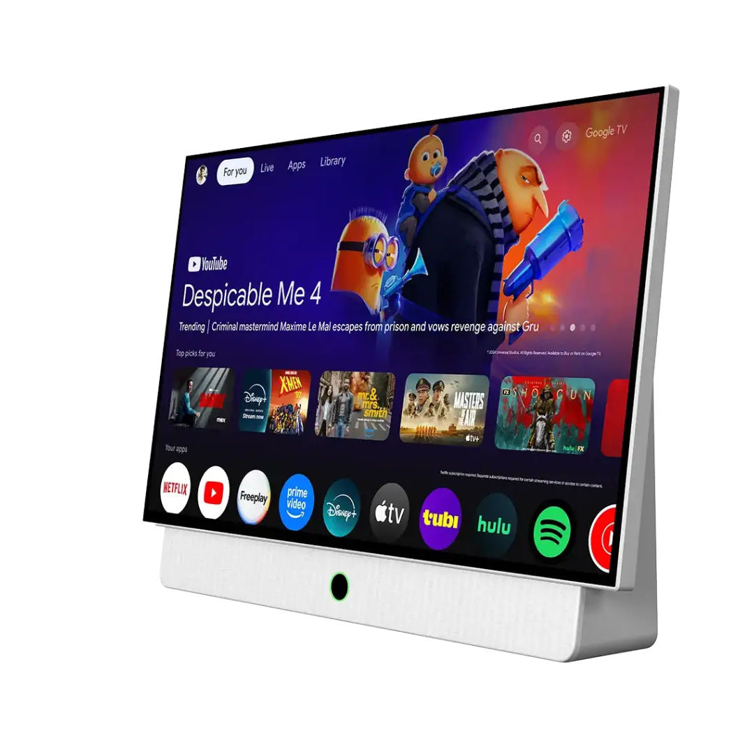 Powerology Portable FHD Smart TV 27", White