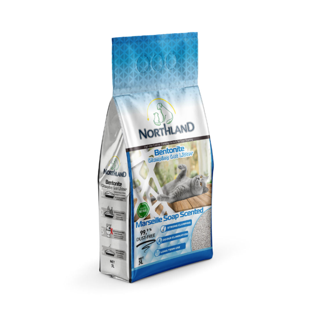 Northland Bentonite Clumping Cat Litter, Volume 5L