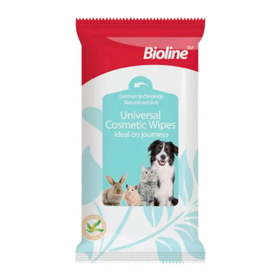 Bioline Universal Cosmetic Wipes, 10-Pieces, Dimension 10x8x7cm