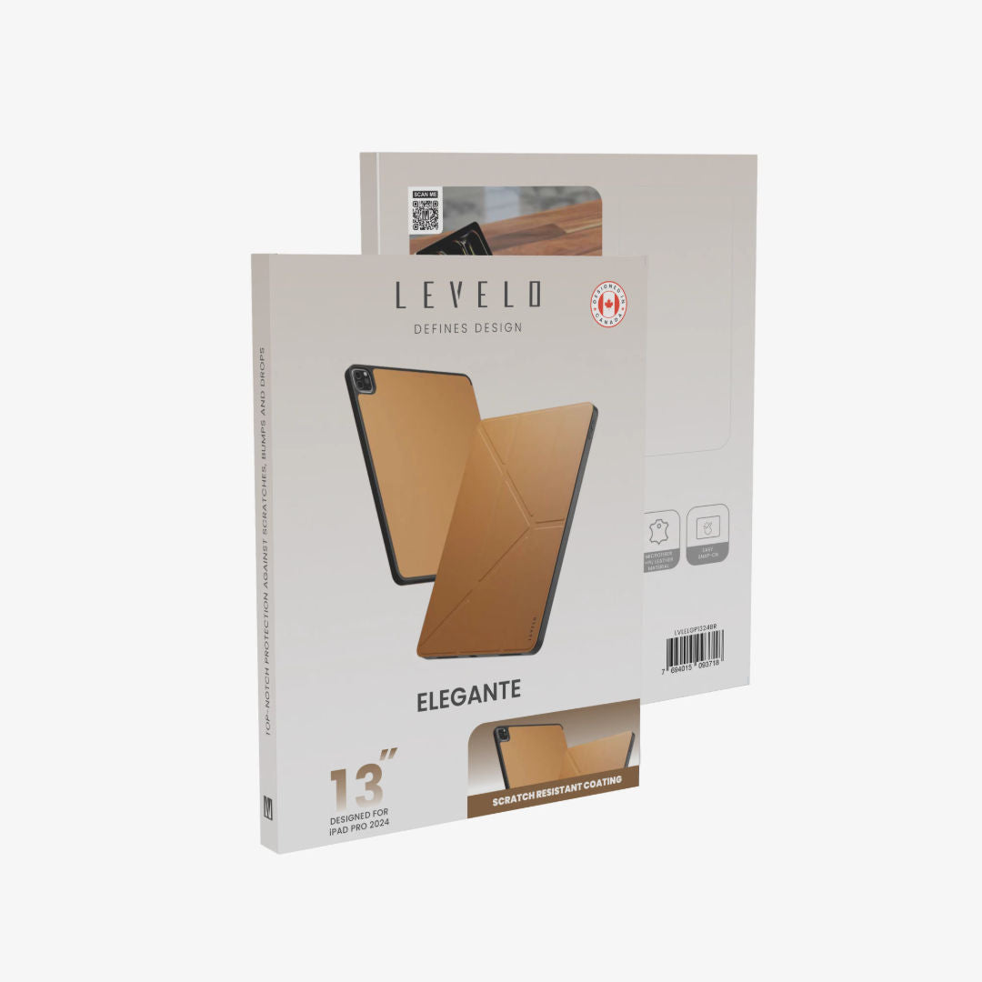 Levelo Elegante Hybrid Leather Magnetic Case for Apple iPad series, Shockproof