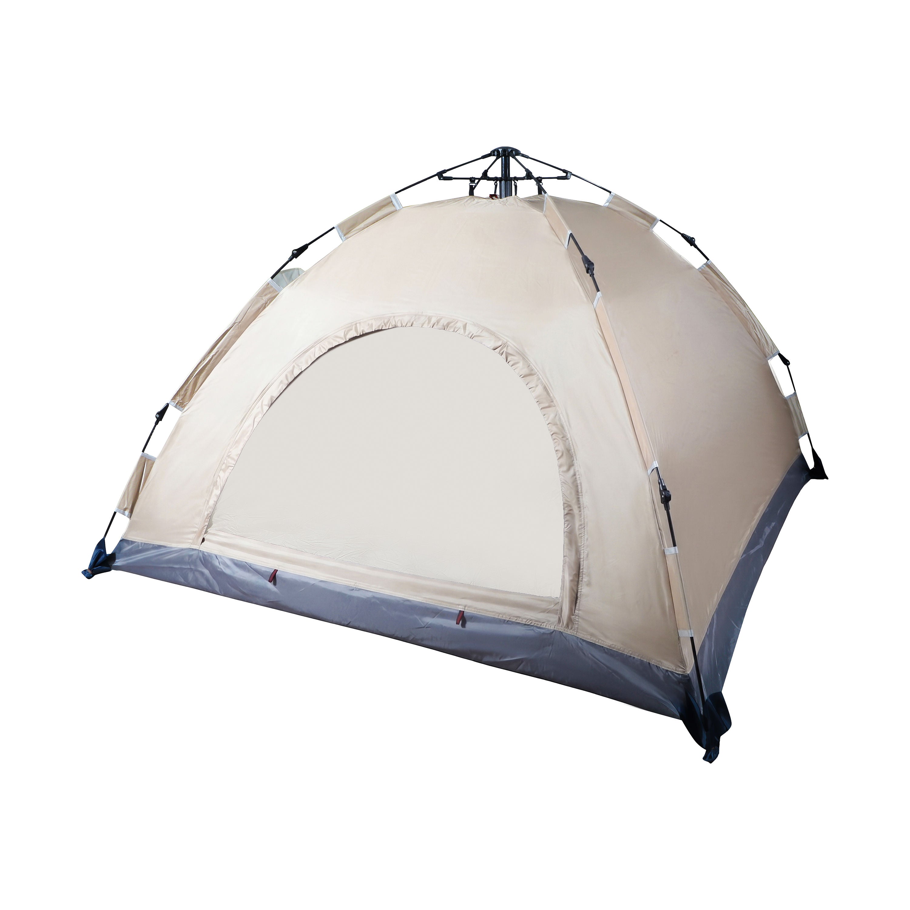 Automatic Pop-Up Hydraulic Camping Tent-Waterproof Outdoor Shelter, Beige