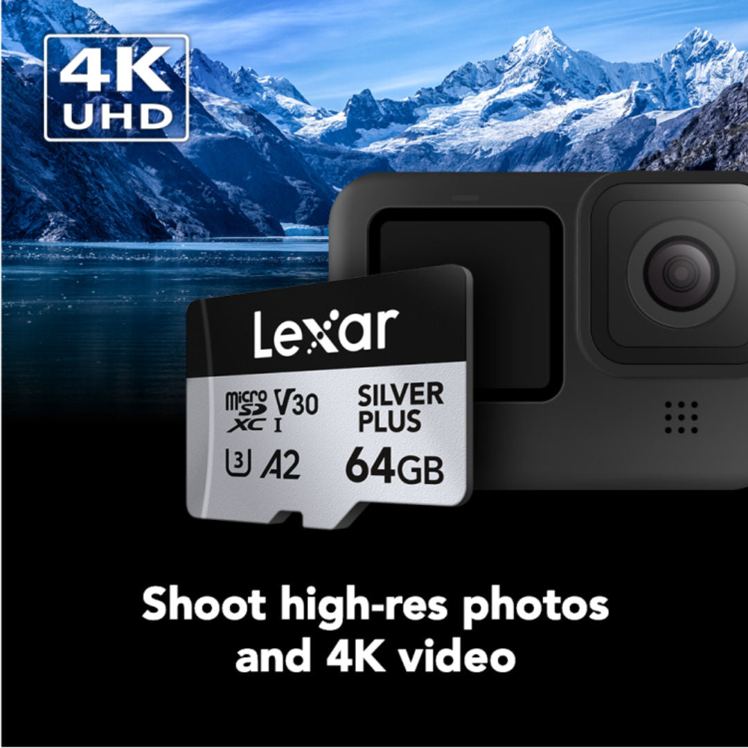 LEXAR® Professional Silver Plus microSDXC™ UHS-I card Series