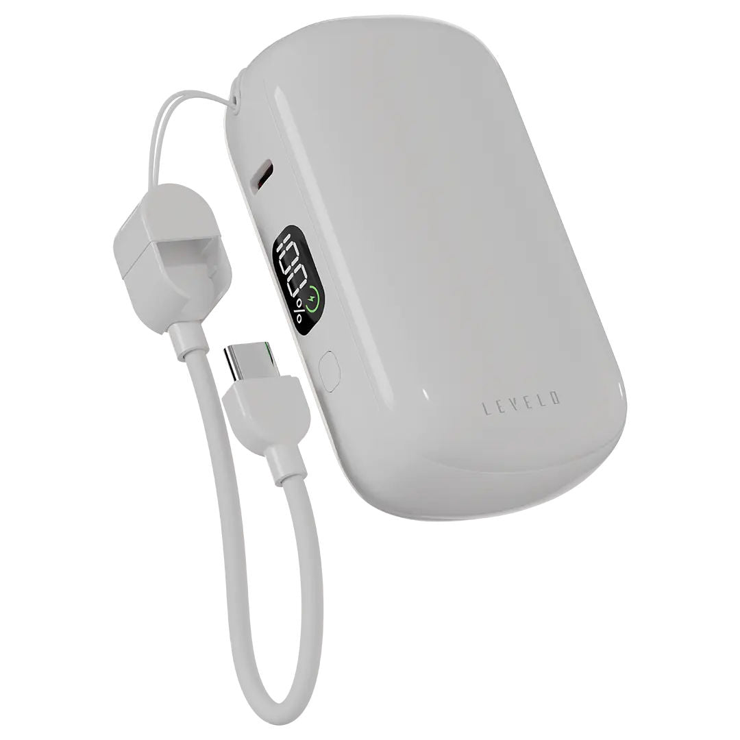 Levelo Montego 10000mAh Compact Power Bank, Type-C Input/Output