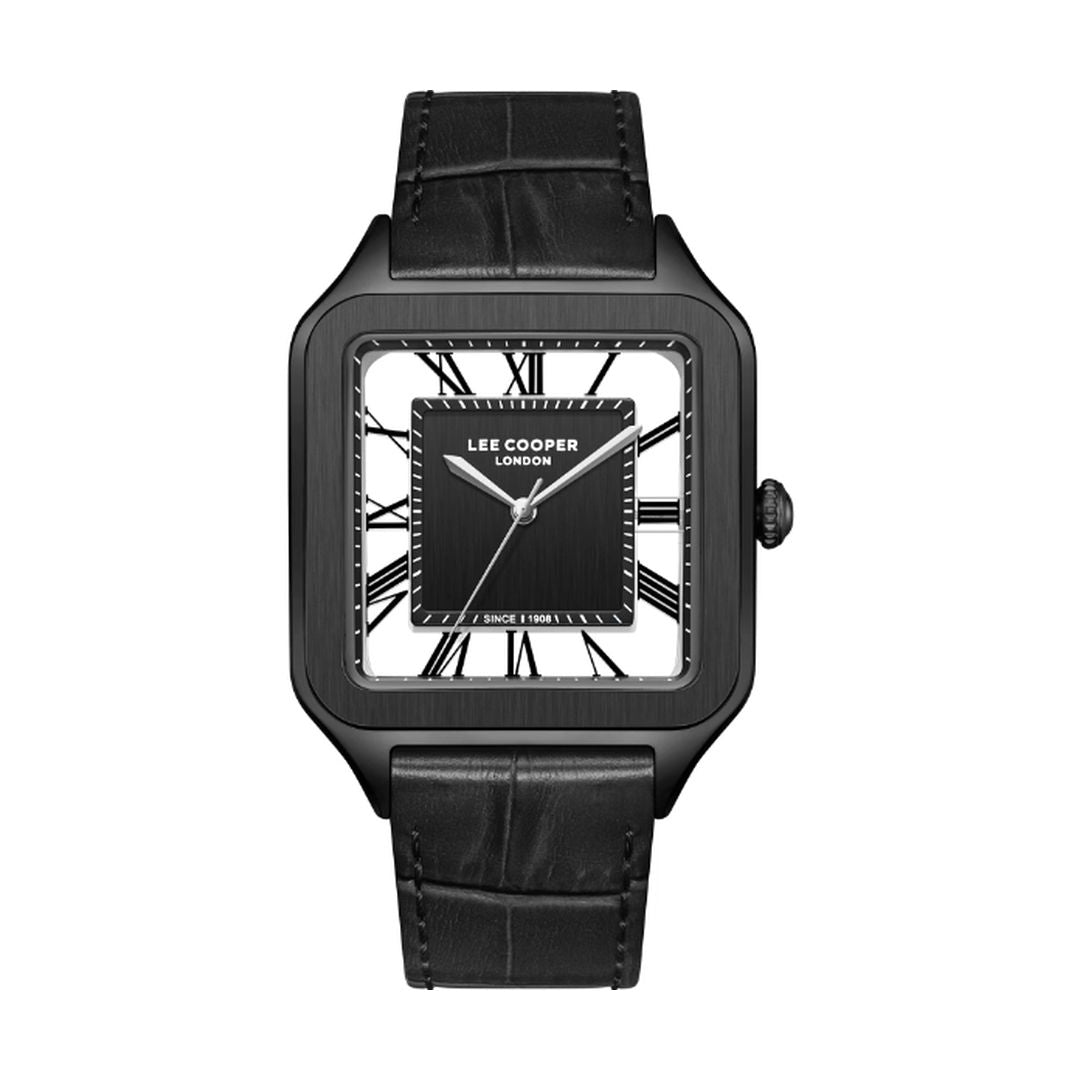 Lee Cooper Men's Analog Black Case Watch, LC08277.651
