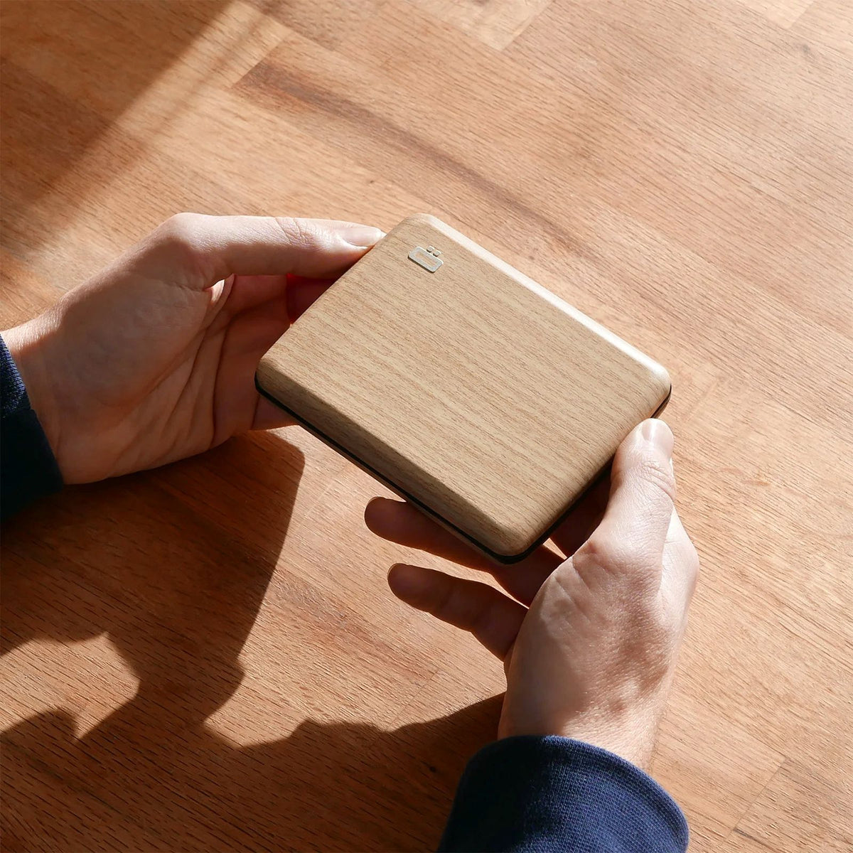 Ogon Aluminum Wallet Large Case V2, Bamboo