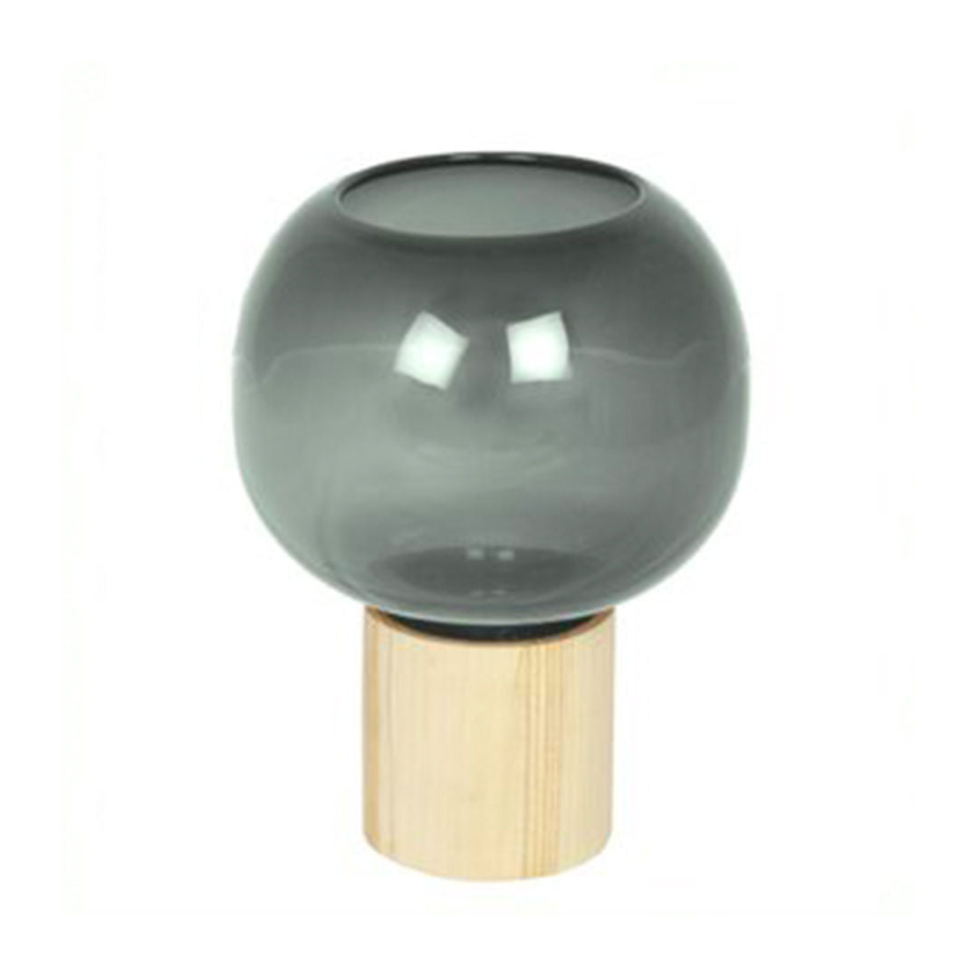 Madre Decorative Vase Grey & Natural Finish