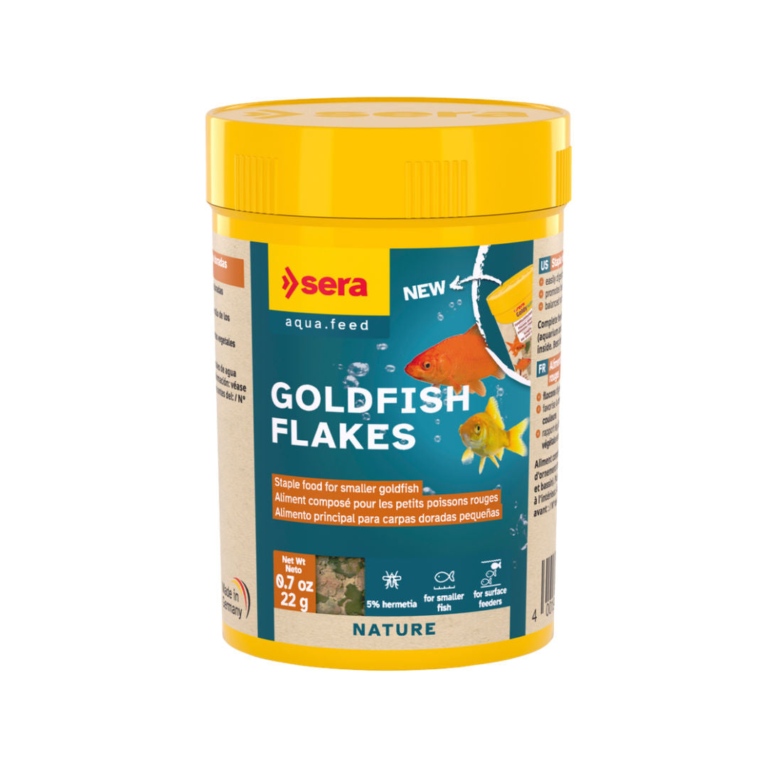 Sera Gold Fish Flakes Staple Food for Smaller Goldfish, 22gm