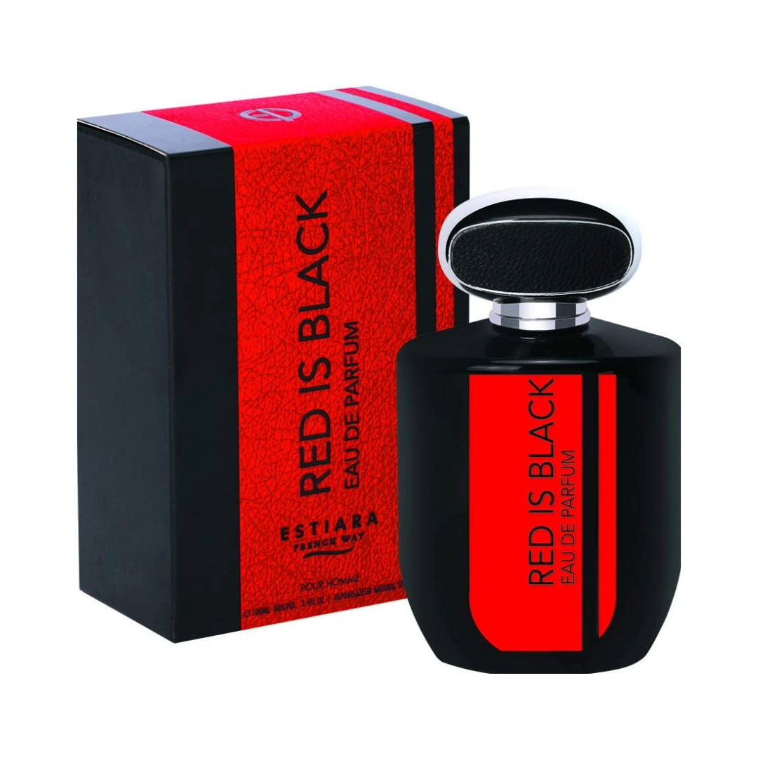 Estiara Red Is Black French Way, Eau De Parfum For Men, 100ml