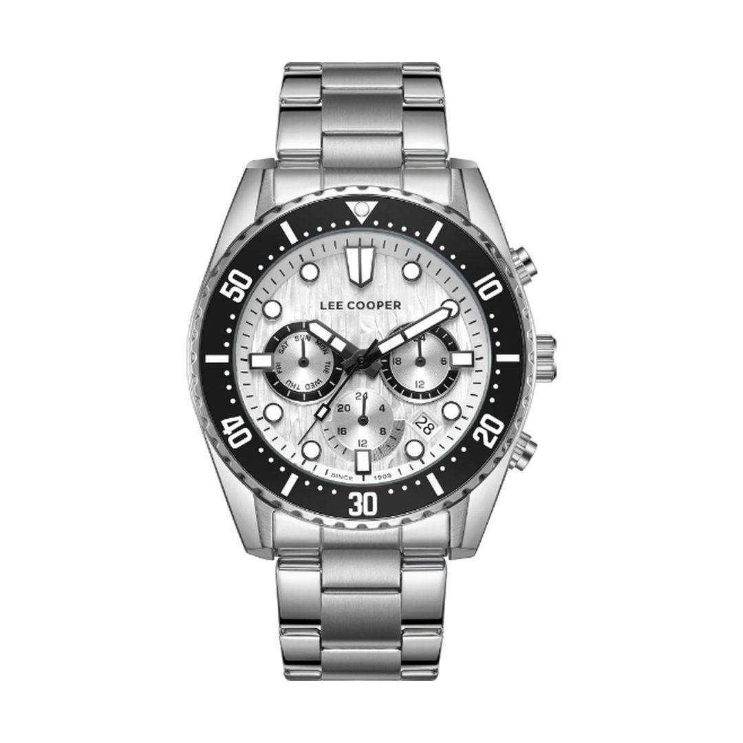Lee Cooper Men's Multi Function Silver Dial Watch, LC08101.330