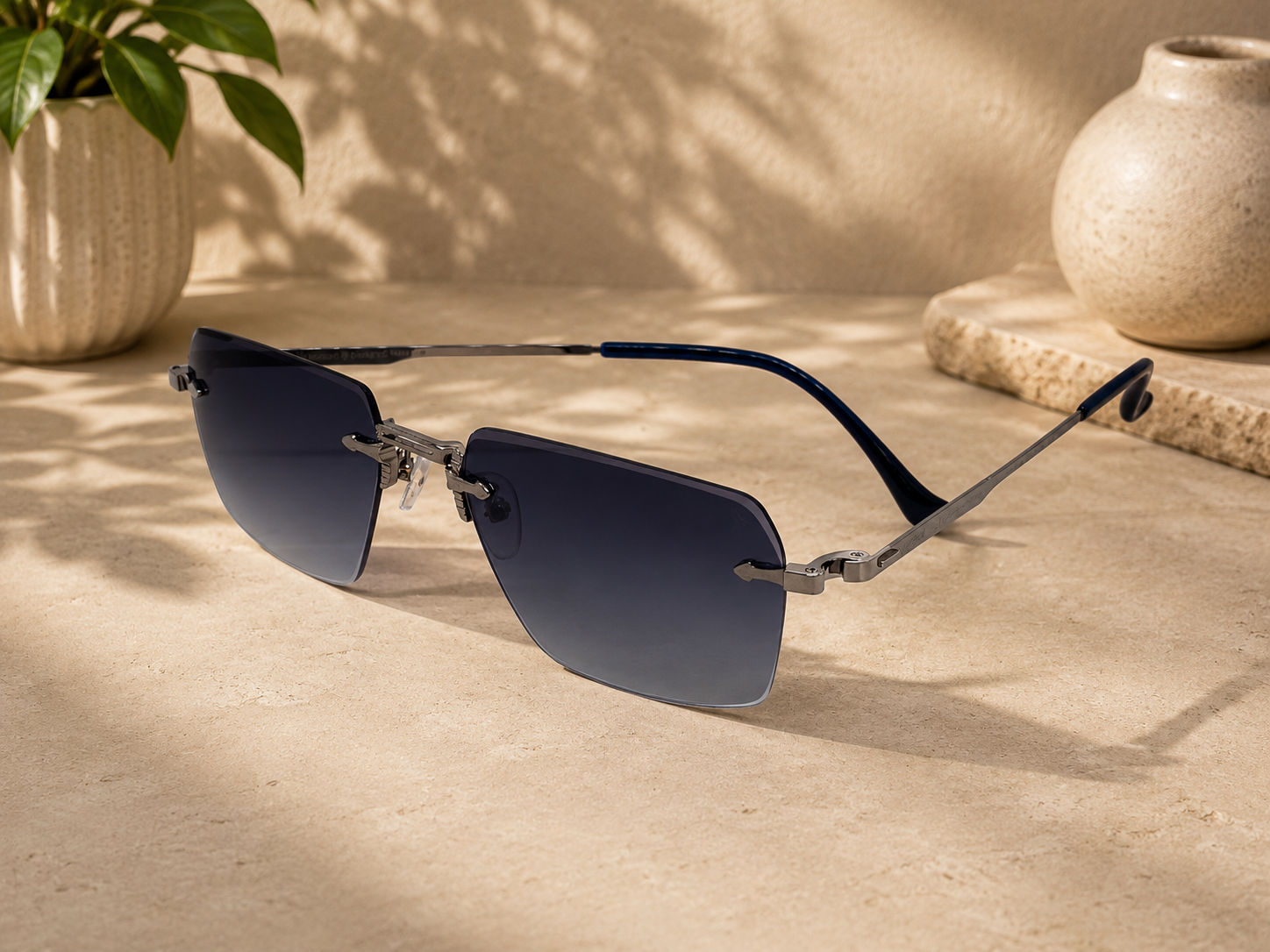 Lensbird Frameless Unisex Sunglass, 10825C2