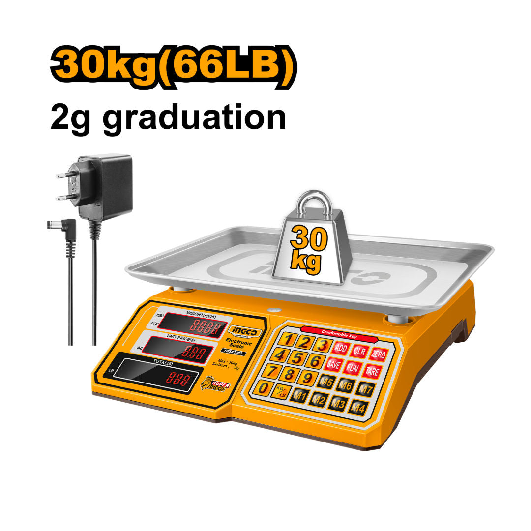 INGCO Electronic Scale, LED Display