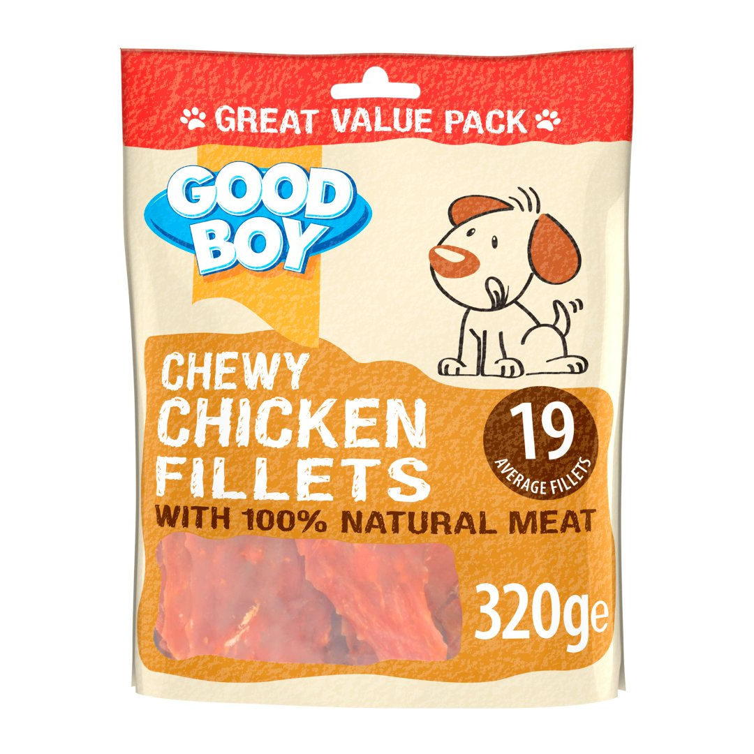 Good Boy Armitage Chewy Chicken Fillets Dog Treats, 320gm