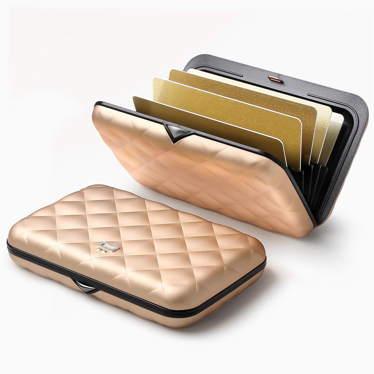 Ogon Helsinki Ladies Wallet Small Case Card Holder, Rose Gold