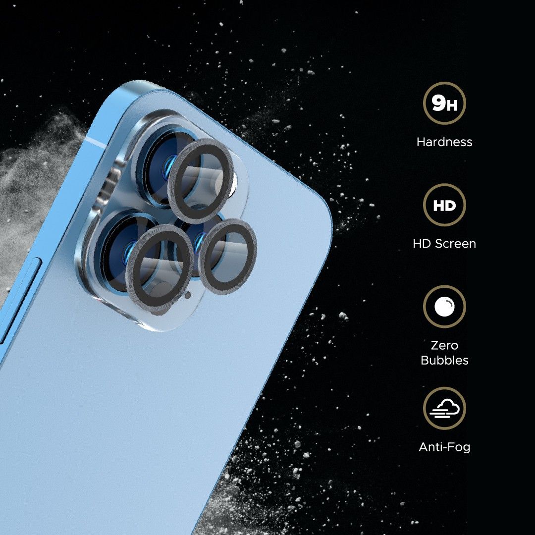 Levelo Lucent Trio Lens Protector For iPhone 13 Pro & 13 Pro Max
