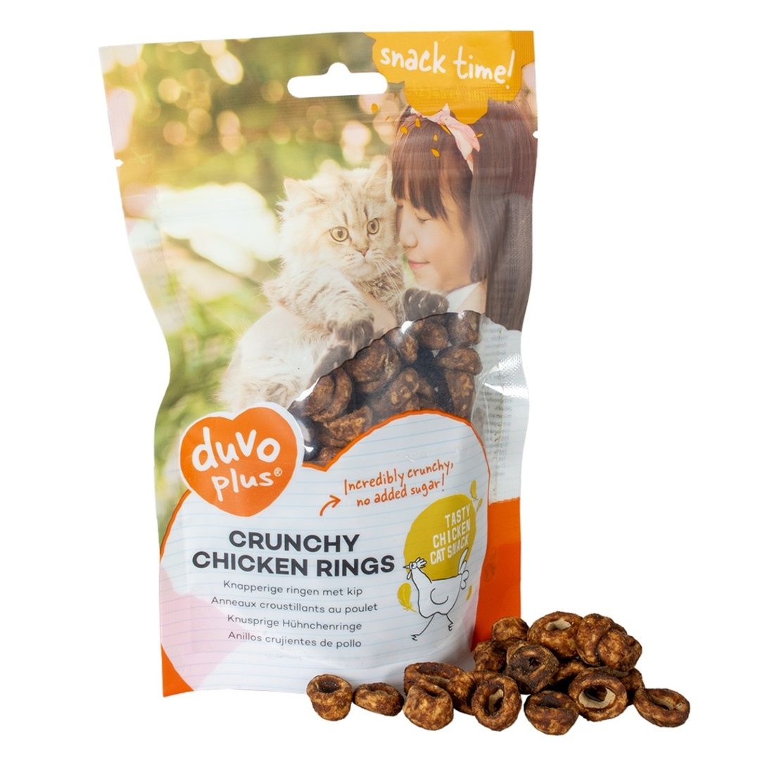 Duvo+ Crunchy Rings for Cats, 50gm