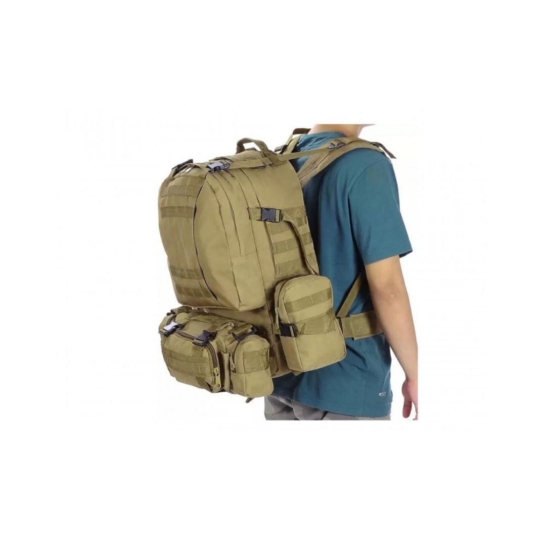 Silver Knight Outdoor Sports & Laptop Backpack, Digital Camo Color, Multi-Functional