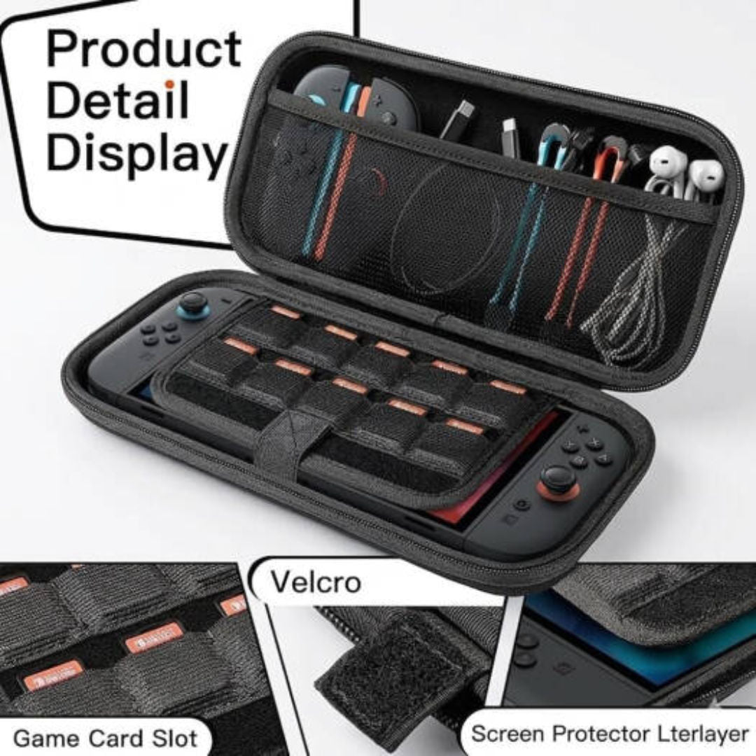 EPICARMA Nintendo Switch 2 Carry Case, Travel Bag, Black