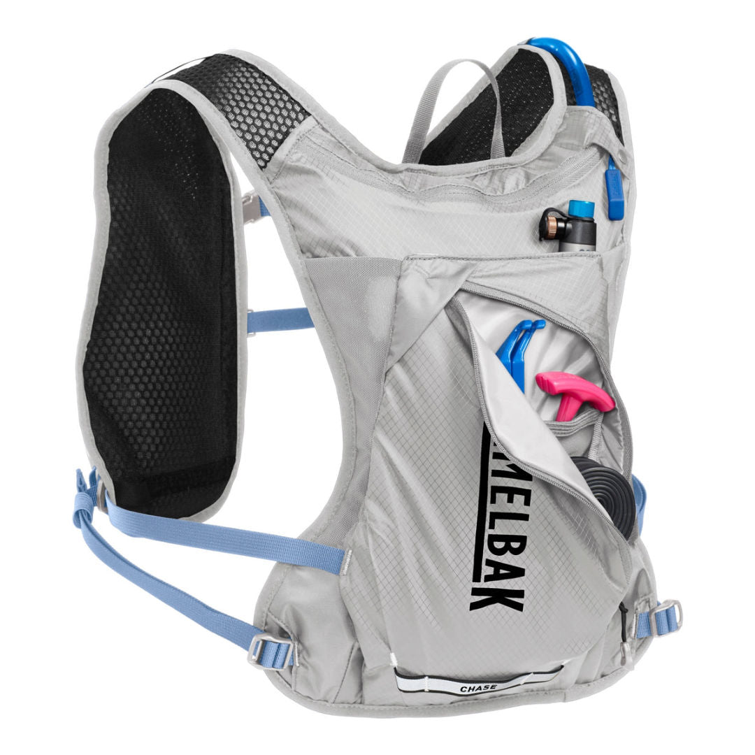 سترة الترطيب "Camelbak Chase™ Race 4" للنساء، حقيبة جري خفيفة الوزن، لون أزرق بخاري، سعة 50 أونصة