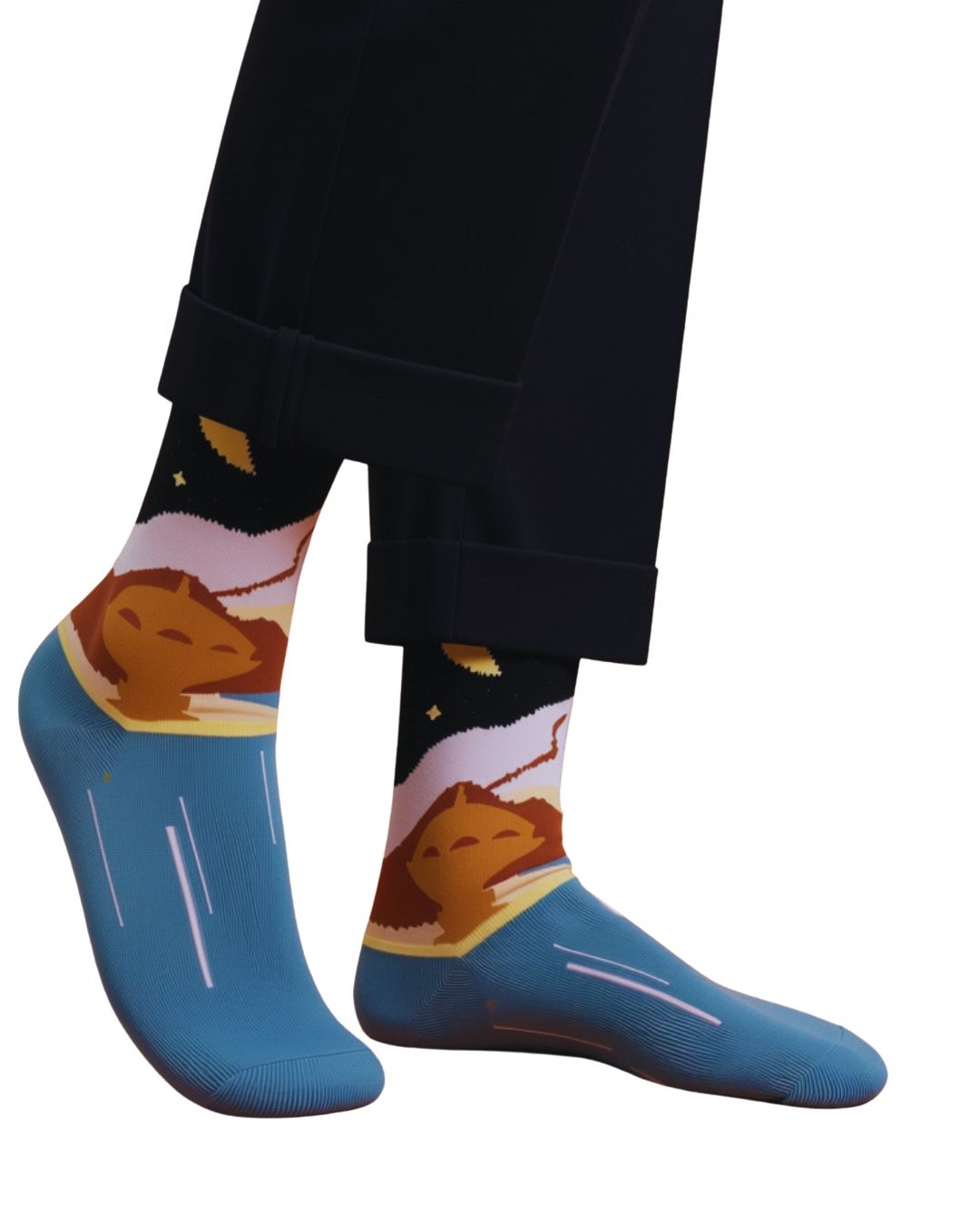 Mutrah Long Length Free SizeSocks, Walk & Roll Exclusive