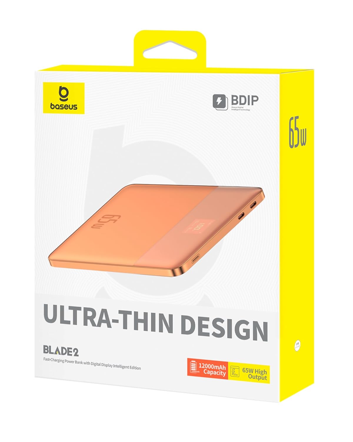 Baseus Blade2, 12,000mAh 65W Power Bank, Coral