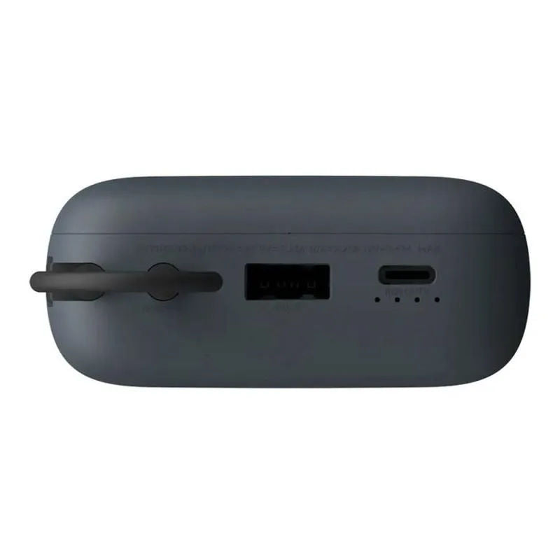Xiaomi Power Bank 20000mAh with Integrated USB-C Cable 22.5W Fast Charging, Dark Gray
