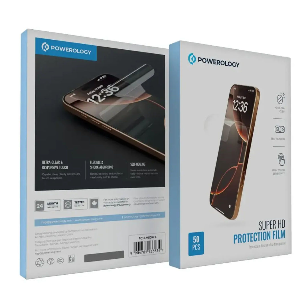 Powerology Super HD Protection Film, Clear