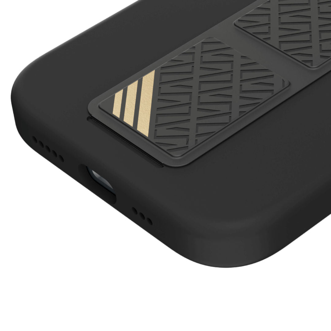 Levelo Morphix Silicone Case With Leather Grip For iPhone, 15 Series