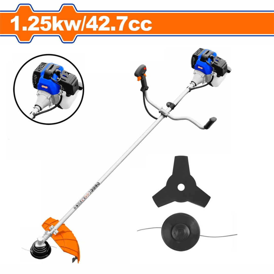 WADFOW Gasoline Grass Trimmer & Brush Cutter, 42.7cc