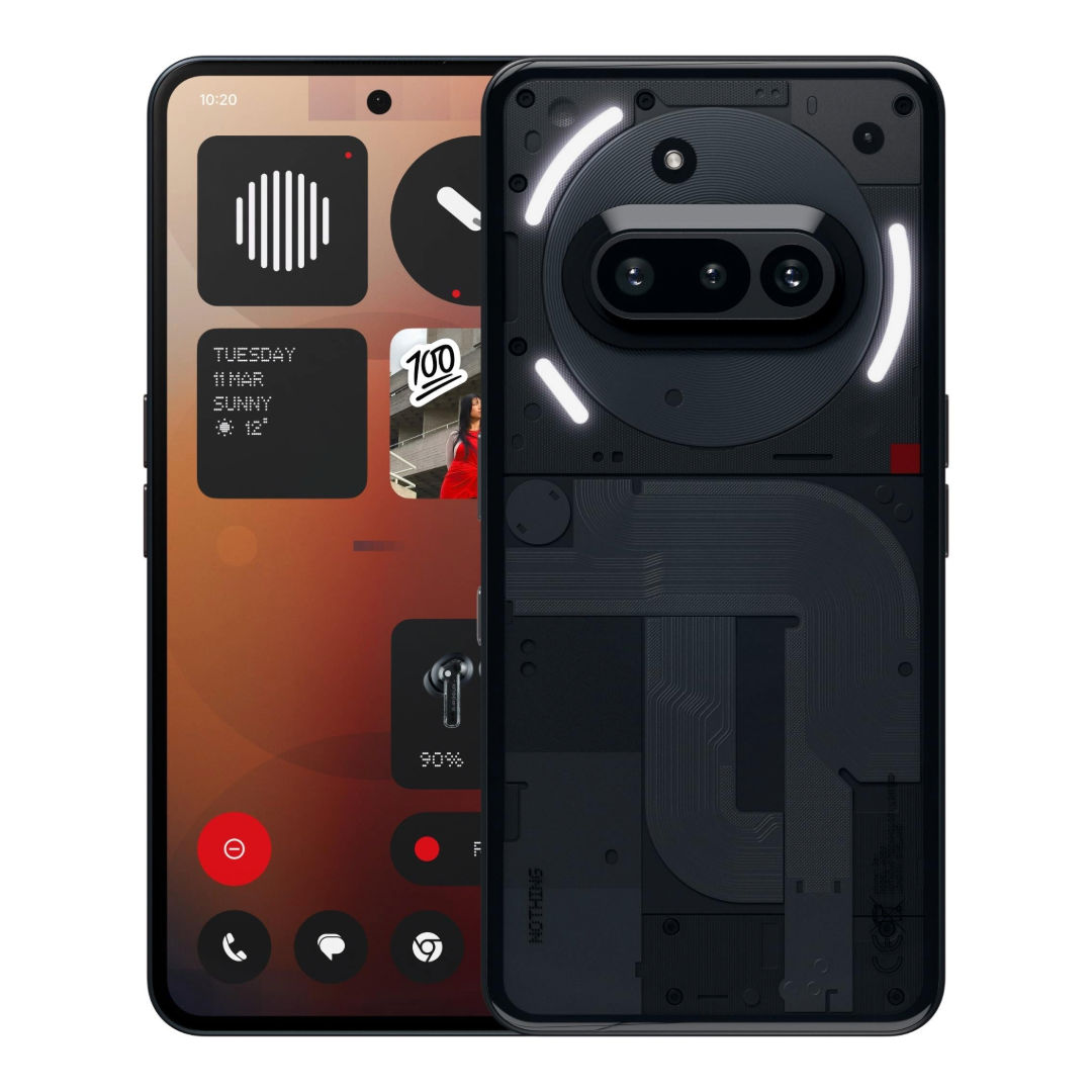 هاتف Nothing Phone 3a 5G، ذاكرة وصول عشوائي 8 جيجابايت، سعة تخزين 256 جيجابايت، واجهة Glyph