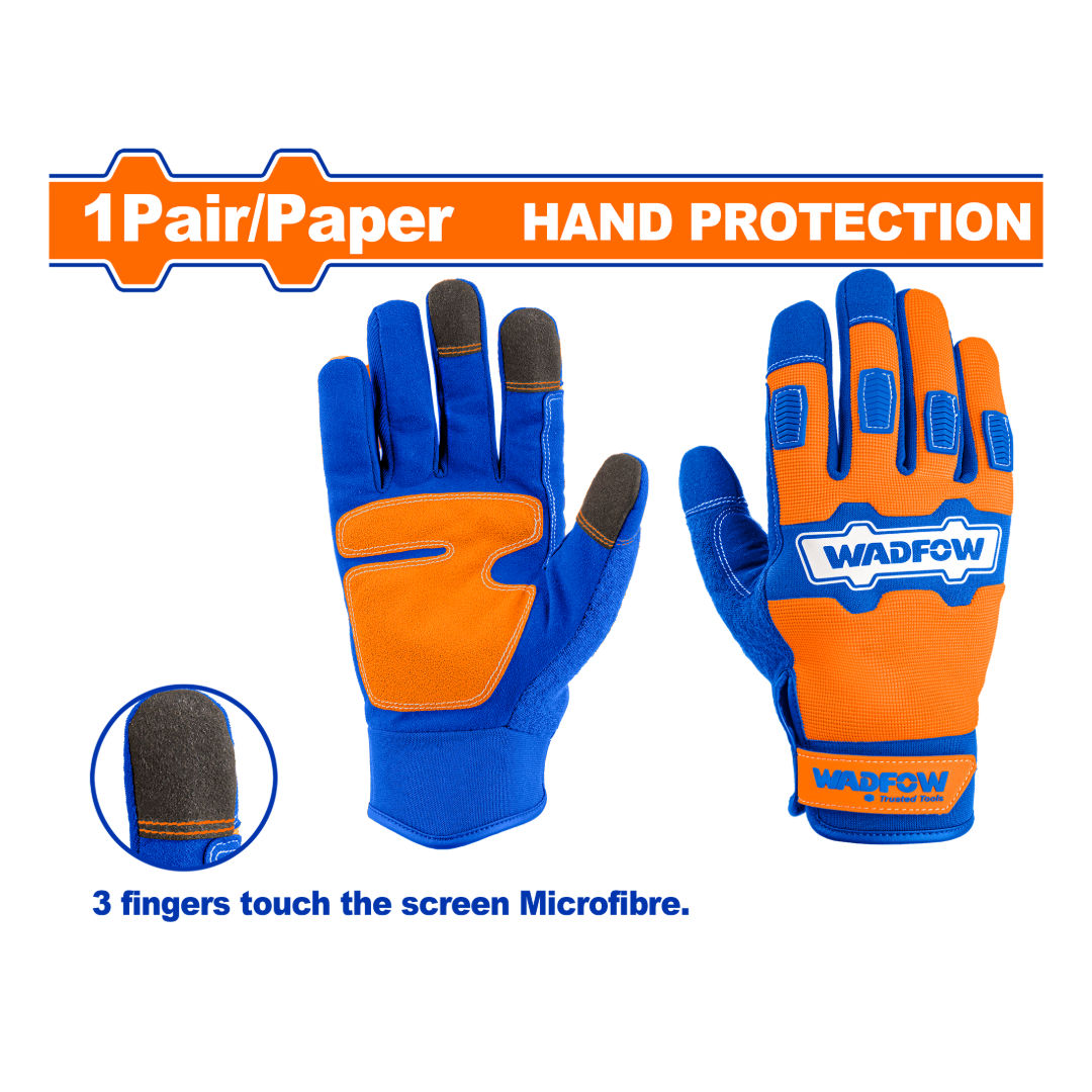 WADFOW Mechanic Gloves, XL