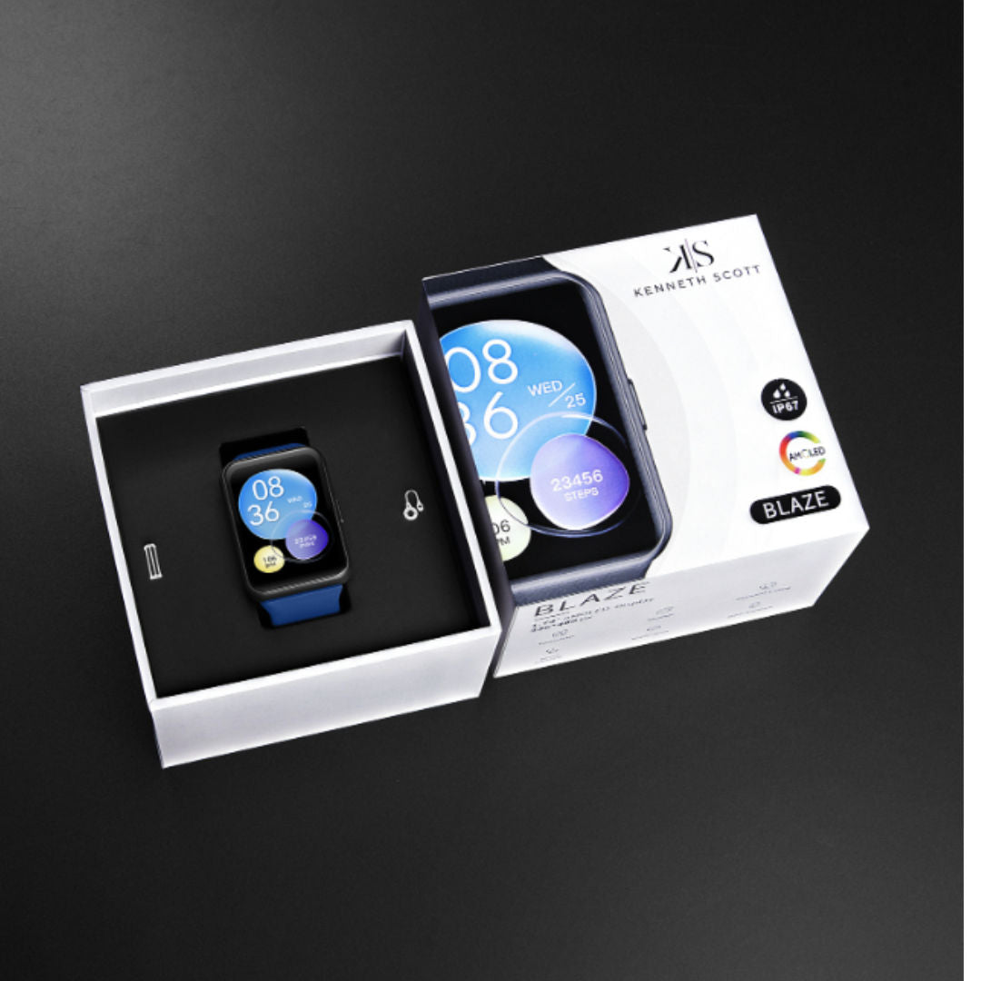 Kenneth Scott Unisex Smart Watch, KBLZ Series, 36mm