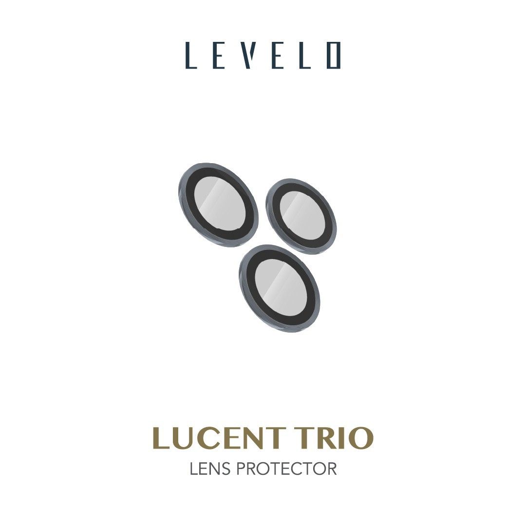 Levelo Lucent Trio Lens Protector For iPhone 13 Pro & 13 Pro Max