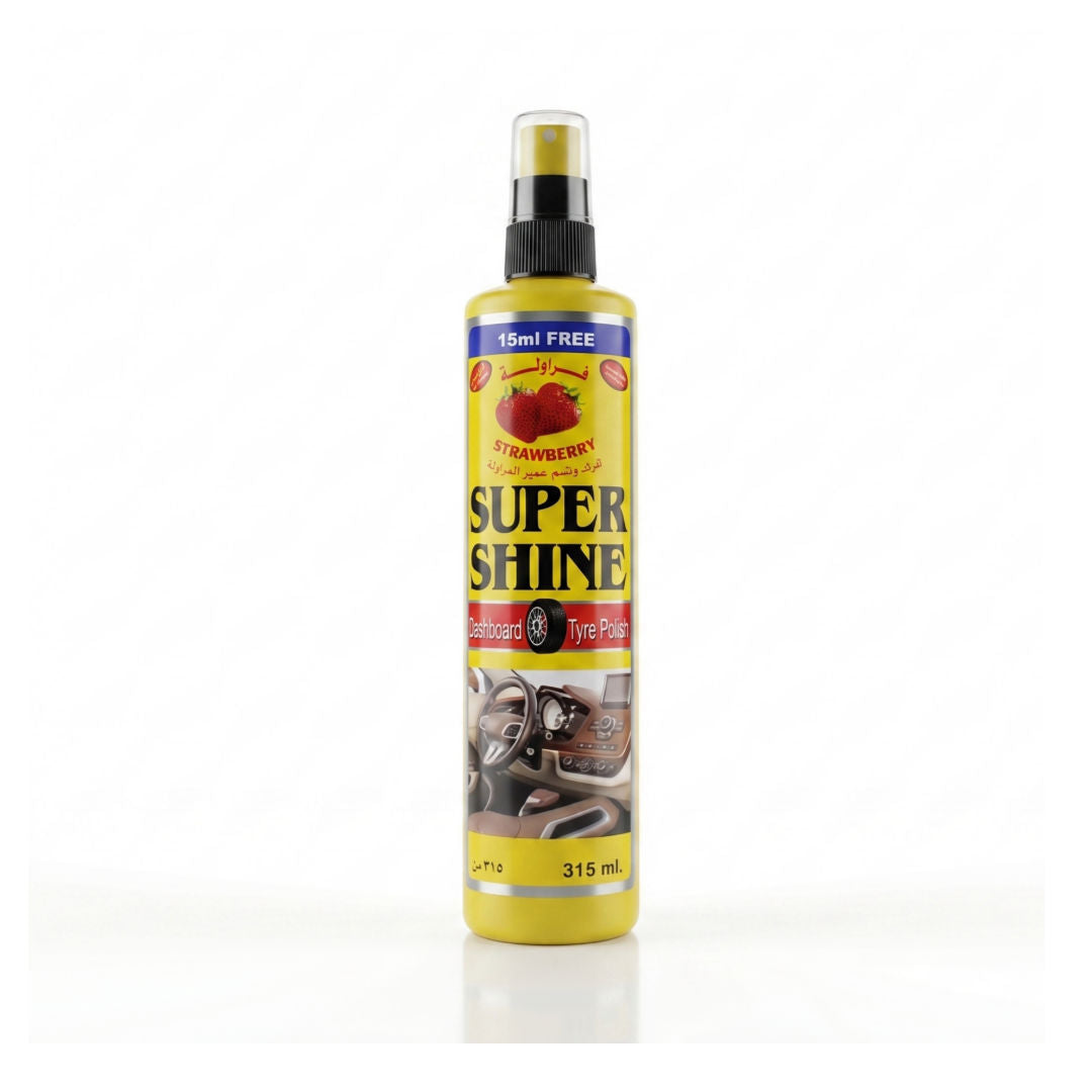 Super Shine Dashboard & Tyre Polish 315ml, Strawberry