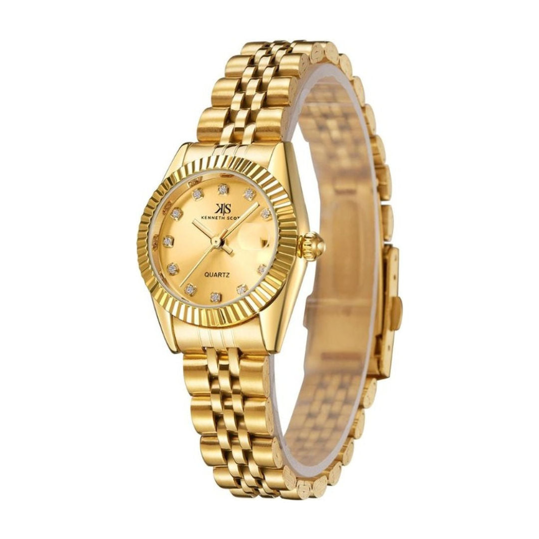 Kenneth Scott Women's Analog Watch, K22536-GBGC