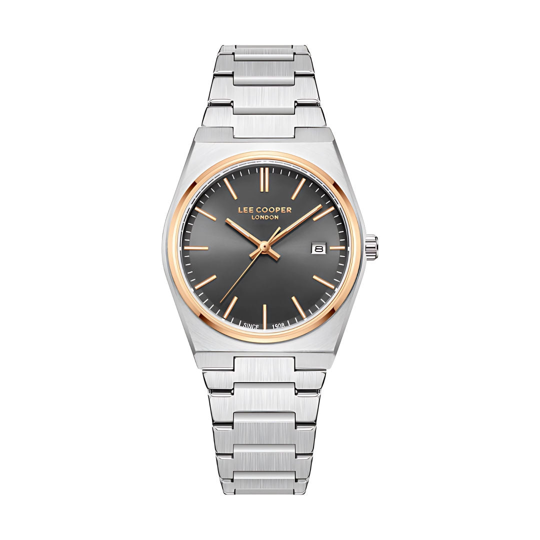 Lee Cooper Women's Analog Grey Dial Watch, LC08195.560