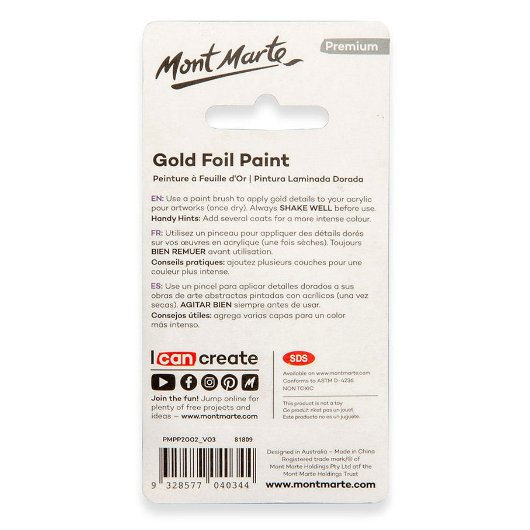 Mont Marte Foil Paint Premium, 20ml