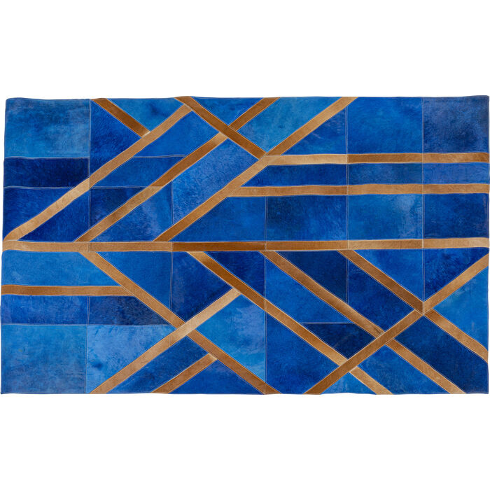 Carpet Lines Blue, 170x240cm
