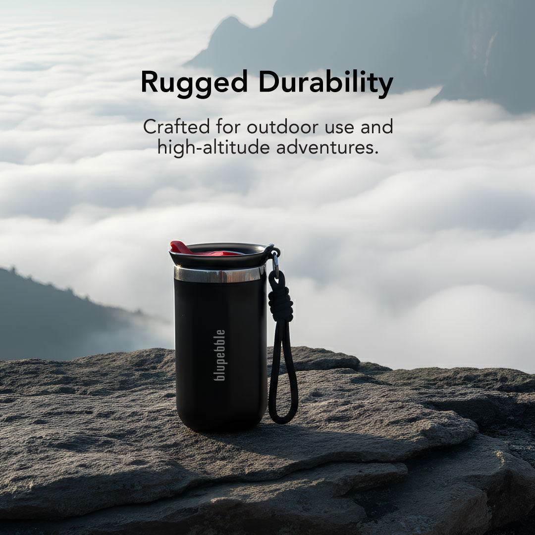 Blupebble Kafficup 350ml, Black
