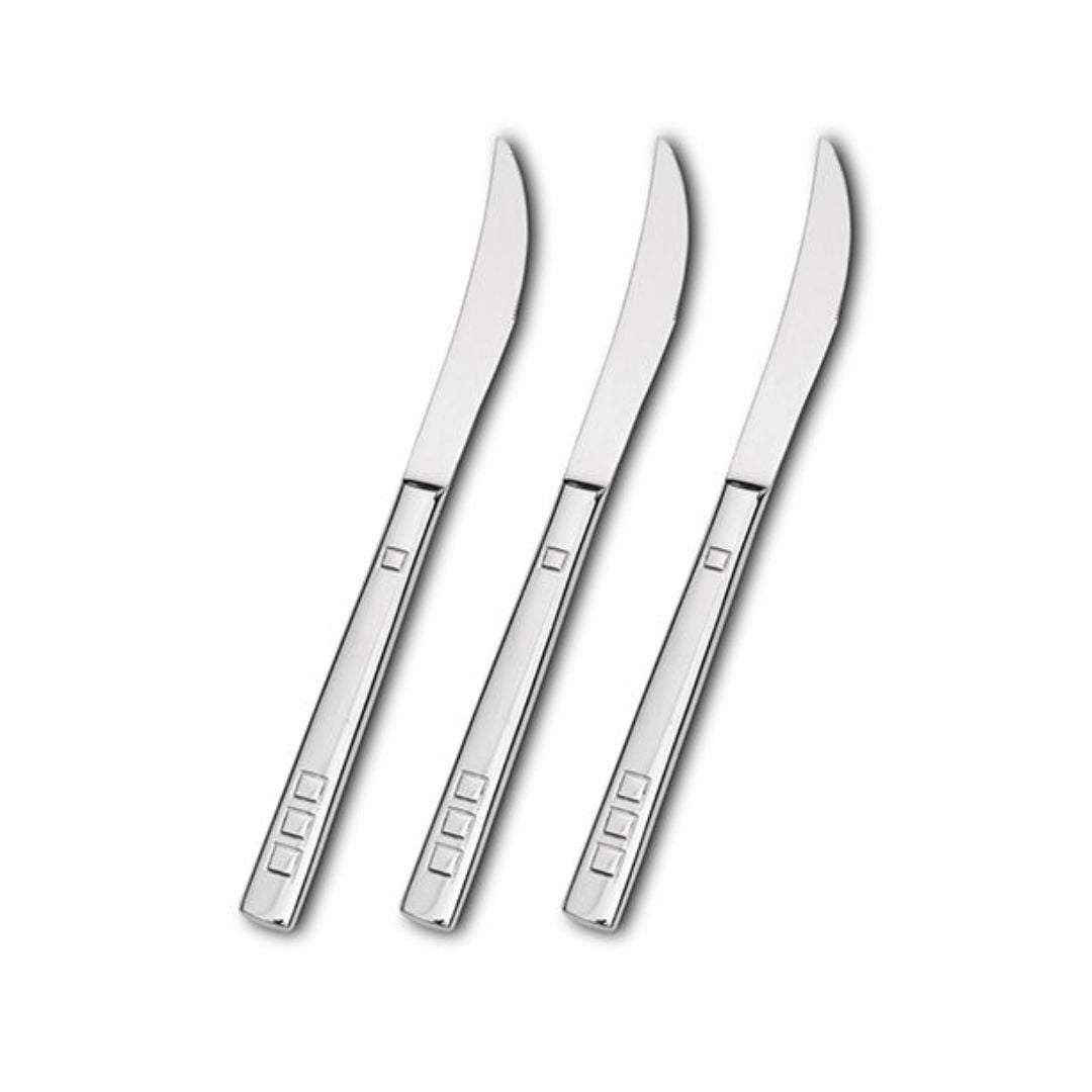 NAVA Harmony Stainless Steel Dinner Knife Set, Pack of 3